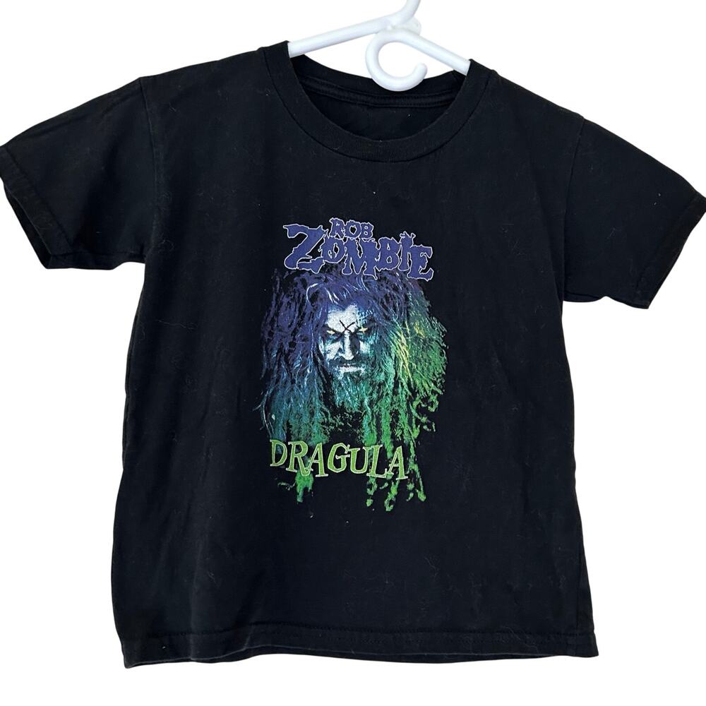 Kids Rob Zombie Dragula graphic rock band T-Shirt gothic punk grunge toddler 4